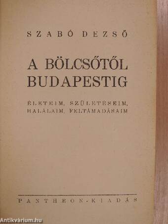 A bölcsőtől Budapestig