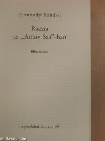 Razzia az "Arany Sas"-ban