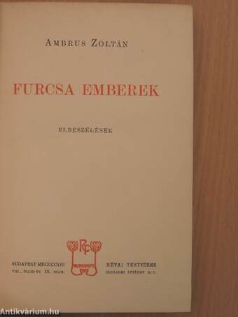 Furcsa emberek