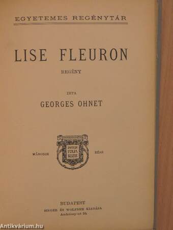 Lise Fleuron I-II.