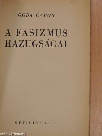 A fasizmus hazugságai