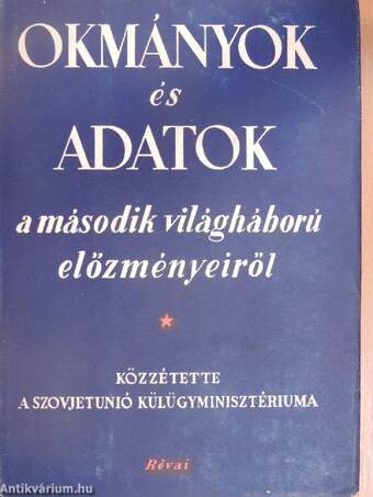 Okmányok és adatok I-II.