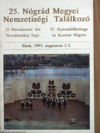 25. Nógrád Megyei Nemzetiségi Találkozó