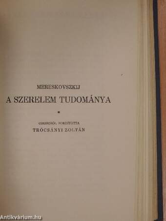 Az istenek születése/A szerelem tudománya