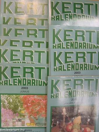 Kerti Kalendárium 2003. január-december