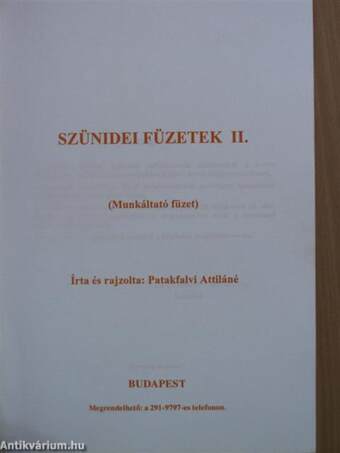 Szünidei füzetek II.