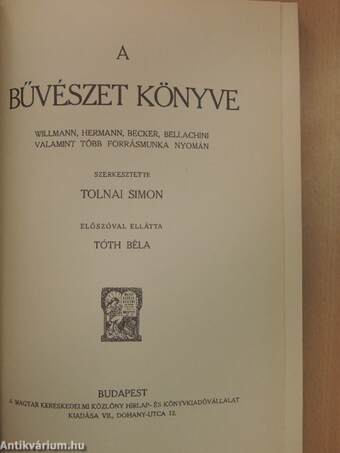 A bűvészet könyve