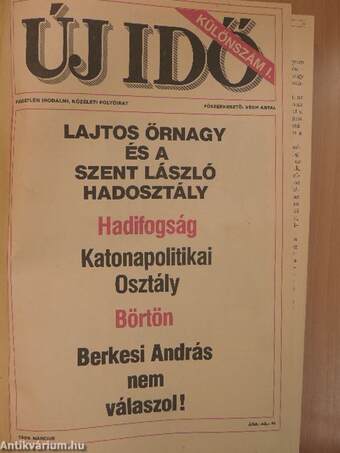 Új Idő 1989. március-december/1990. (nem teljes évfolyam)/Különszám I.