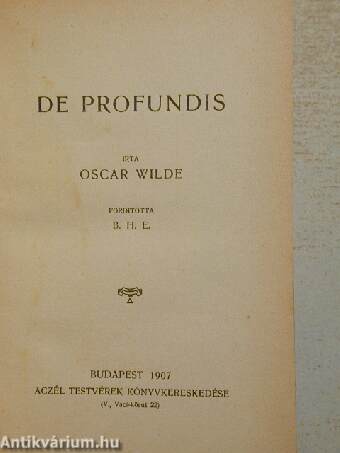 De profundis