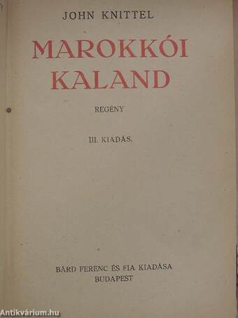 Marokkói kaland