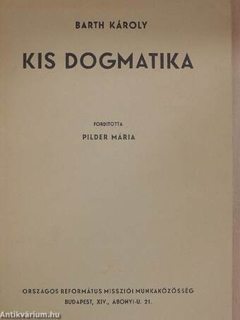 Kis dogmatika