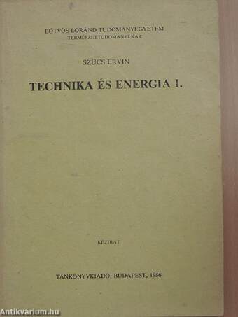 Technika és energia I.