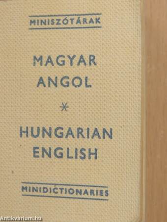 Angol-magyar/magyar-angol miniszótár (minikönyv)