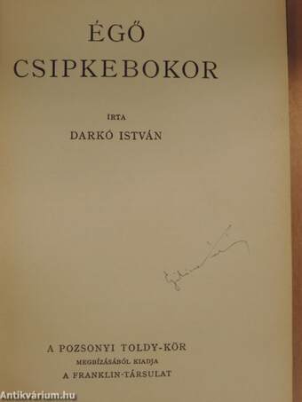 Égő csipkebokor I-II.