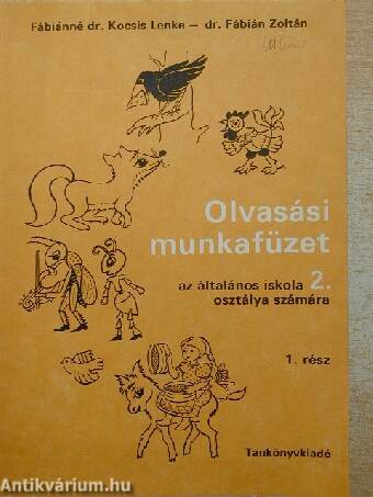 Olvasási munkafüzet az általános iskola 2. osztálya számára 1. rész