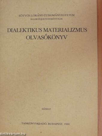 Dialektikus materializmus olvasókönyv