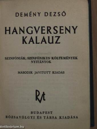 Hangverseny kalauz I-II.