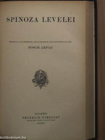 Spinoza, tractatus politicus/Spinoza levelei