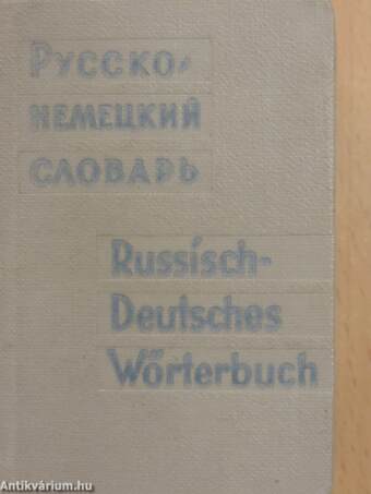 Russisch-Deutsches Taschenwörterbuch (minikönyv)