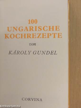 100 ungarische Kochrezepte (minikönyv)