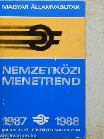 Nemzetközi menetrend 1987-1988