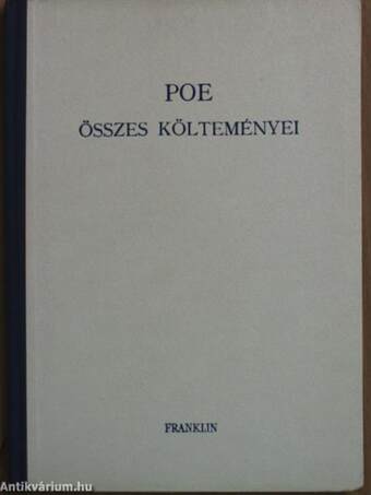 Edgar Allan Poe összes költeményei