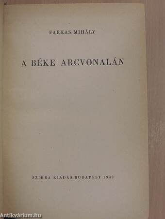 A béke arcvonalán