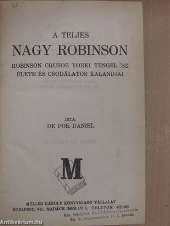 A teljes Nagy Robinson