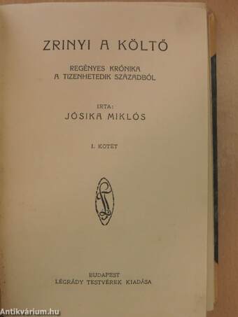 Zrinyi a költő I-II.