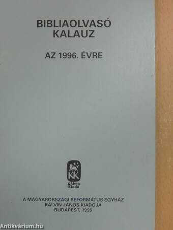 Bibliaolvasó kalauz az 1996. évre