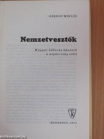 Nemzetvesztők