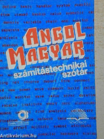 Angol-magyar számítástechnikai szótár