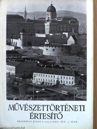 Művészettörténeti Értesítő 1973/3.