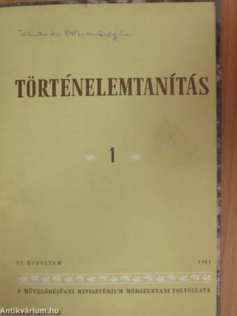 Történelemtanítás 1961/1-6