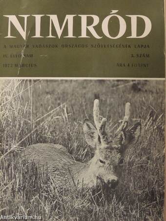 Nimród 1972. (nem teljes évfolyam)