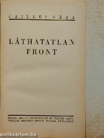 Láthatatlan front