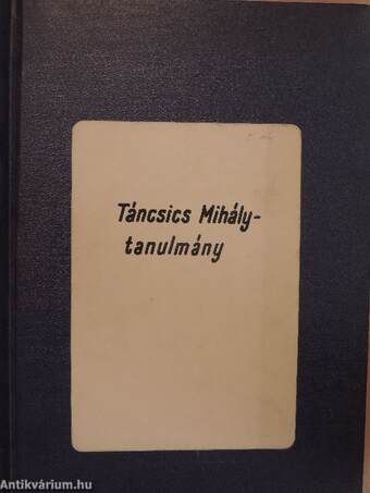 Táncsics Mihály-tanulmány