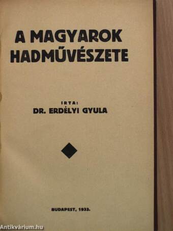 A magyarok hadművészete