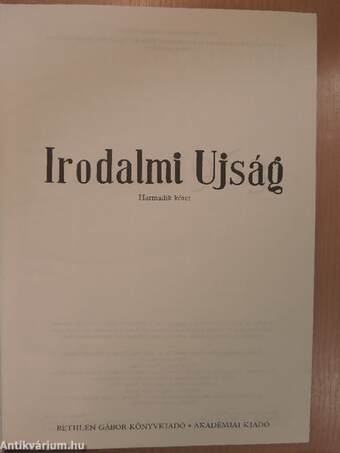 Irodalmi Ujság 1963-1965.