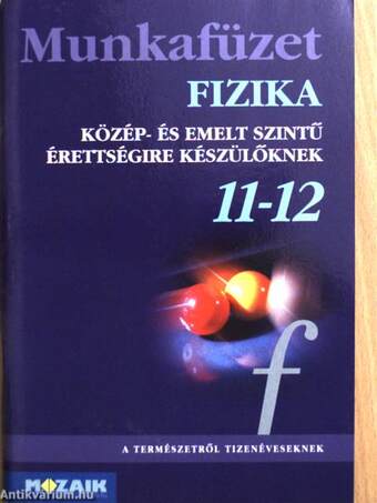 Fizika munkafüzet 11-12.