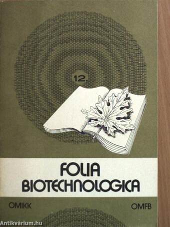 Folia Biotechnologica 12.