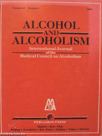 Alcohol and Alcoholism 1987/1.