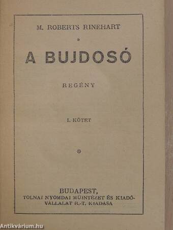 A bujdosó I-II.