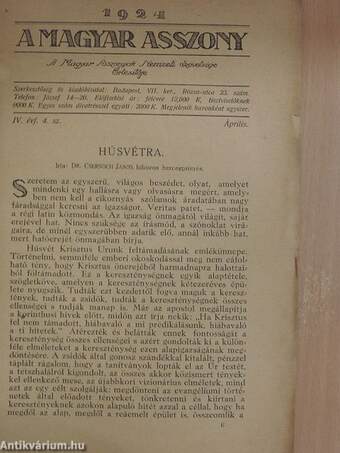 A Magyar Asszony 1924-1929. (vegyes számok, 25 db)