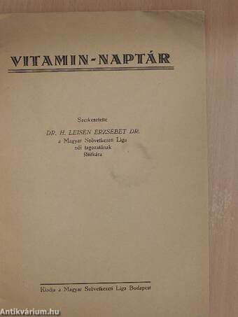 Vitamin-naptár