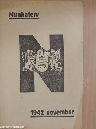 Munkaterv 1942. november