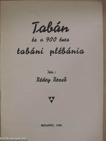 Tabán és a 900 éves tabáni plébánia