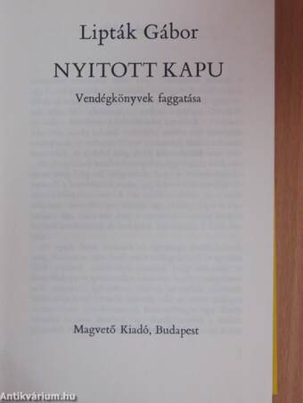 Nyitott kapu