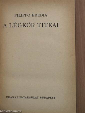 A légkör titkai