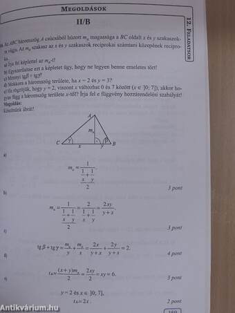 15 próbaérettségi matematikából